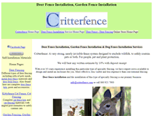 Tablet Screenshot of deerfenceinstallation.com